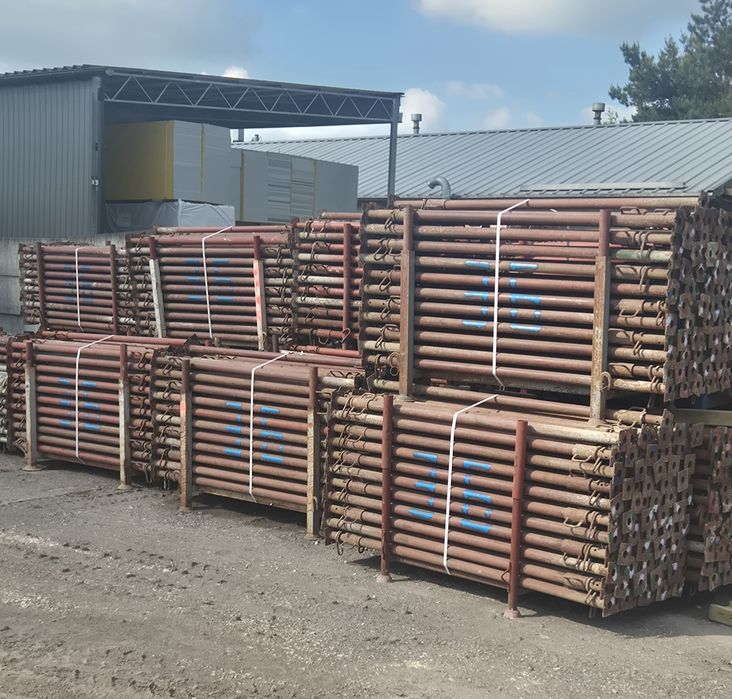Stemple budowlane podpory Stropowe Szalunki budowlane Płyta Szalunkowa Podpory metalowe Podpory Stropowe  Płyta topolowa czarna Sklejka budowlana