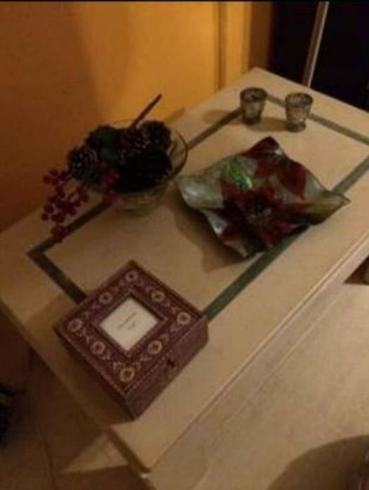 Mesa de centro em pedra