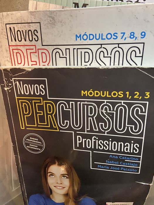Manuais escolares ensino profissional