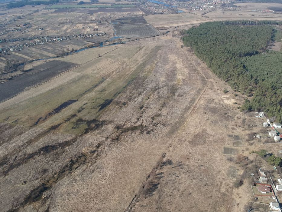 продаж ділянки 54га під котеджну забудову біля лісу  село Жорновка
