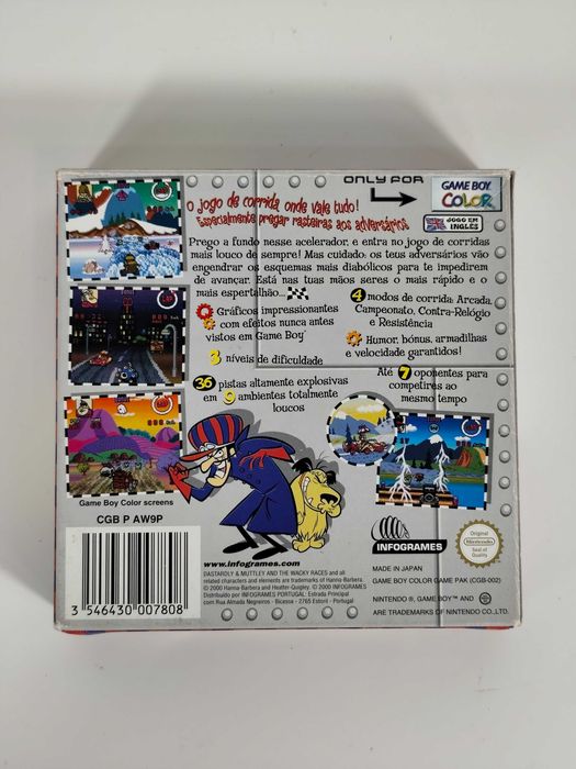 Wacky Races - Corridas Malucas - GBC Gameboy Color
