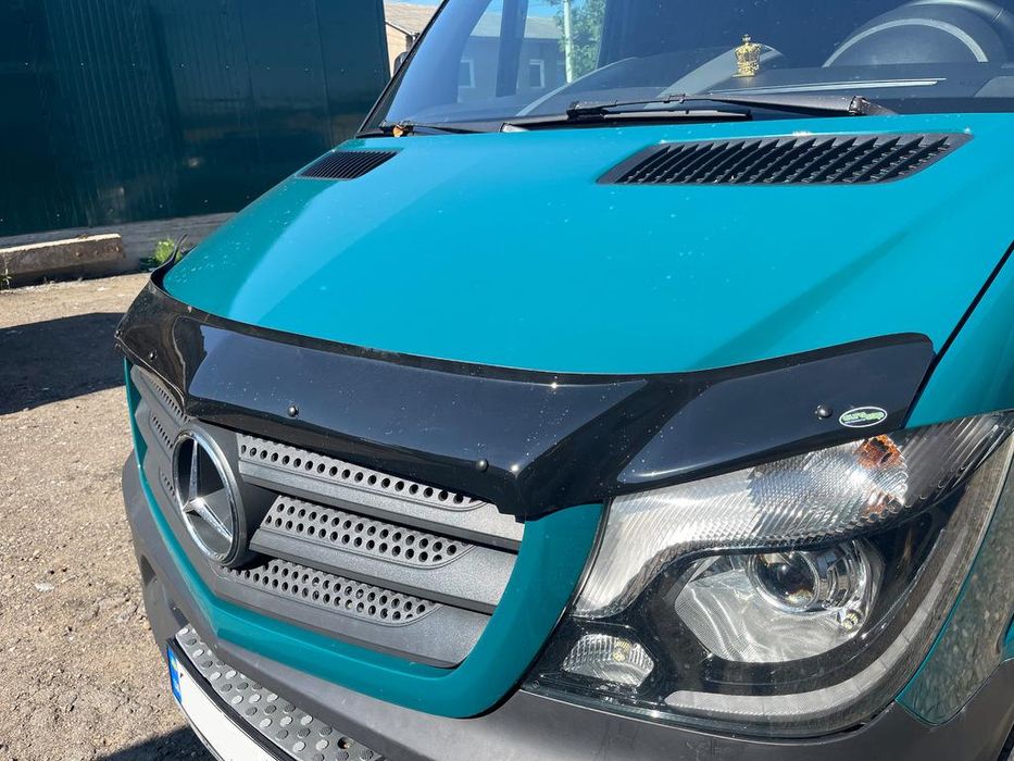 Mercedes Sprinter W906 2013-2017 Дефлектор капота (мухобойка) EuroCap