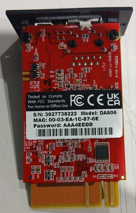 Placa de red nova