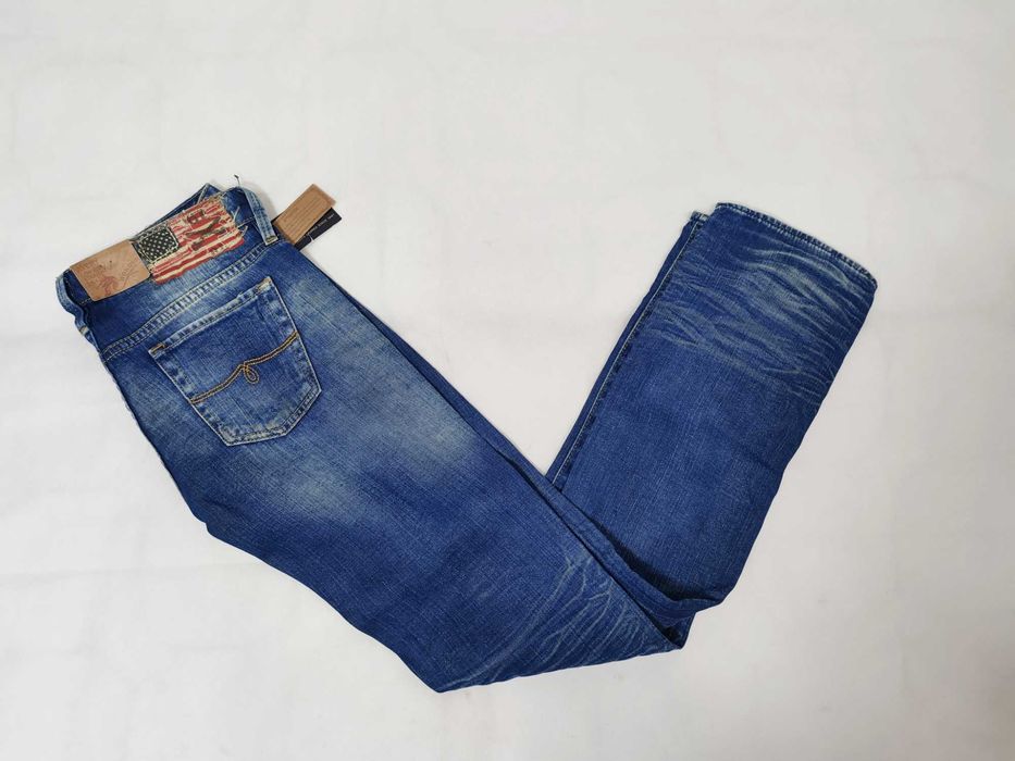 Spodnie damskie jeans jeansowe dżinsowe POLO JEANS 26X32 SP0120