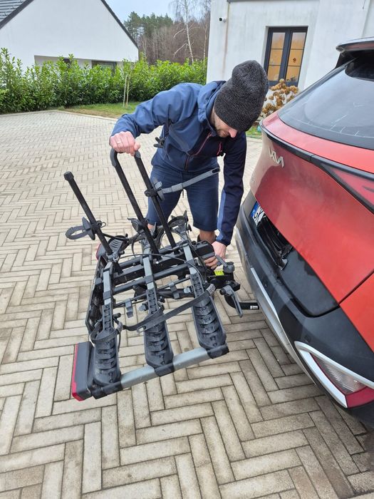 Bagaznik na hak skladany odchylany 3 rowery interpack spider 3  60kg