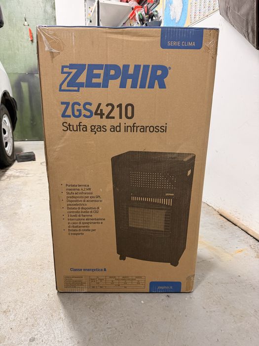 Інфрачервоний обігрівач газовий ZEPHIR 4.2 кВт Італія в Наявності