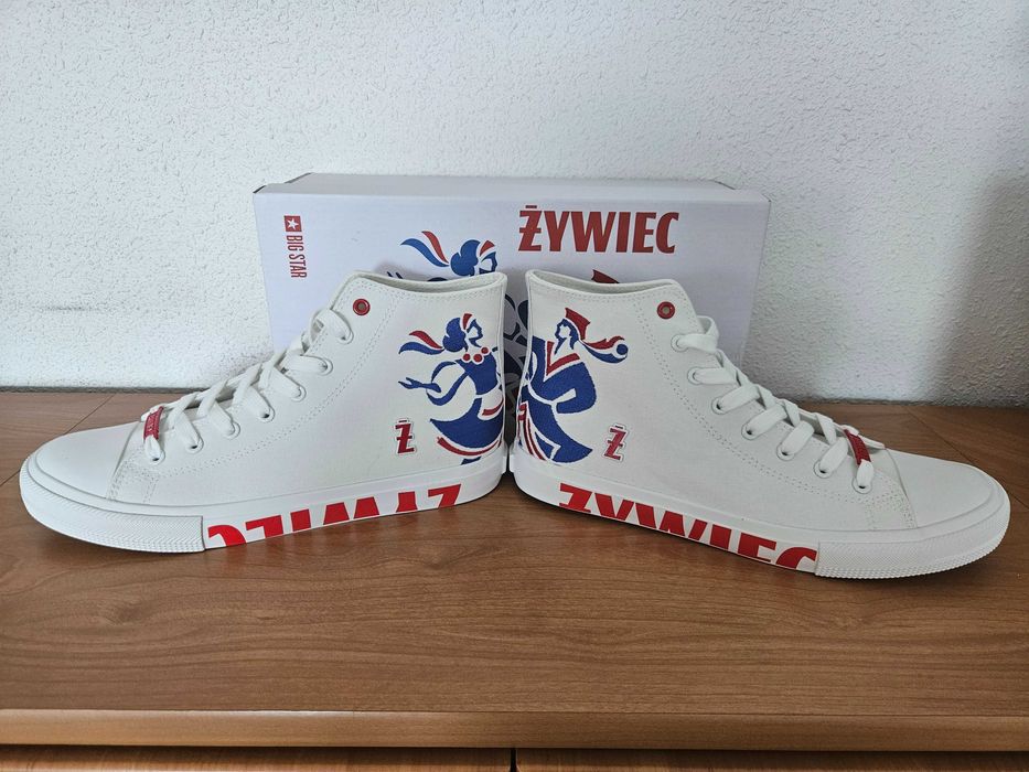 Nowe limitowane trampki BIG STAR Żywiec Męskie Granie w rozm. 43