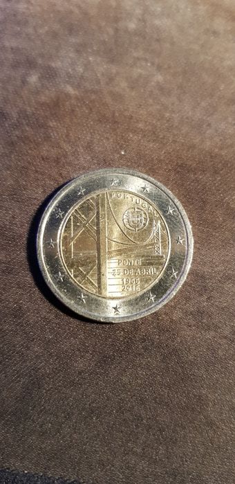 Moeda 2€ comemorativa Ponte 25 de Abril
