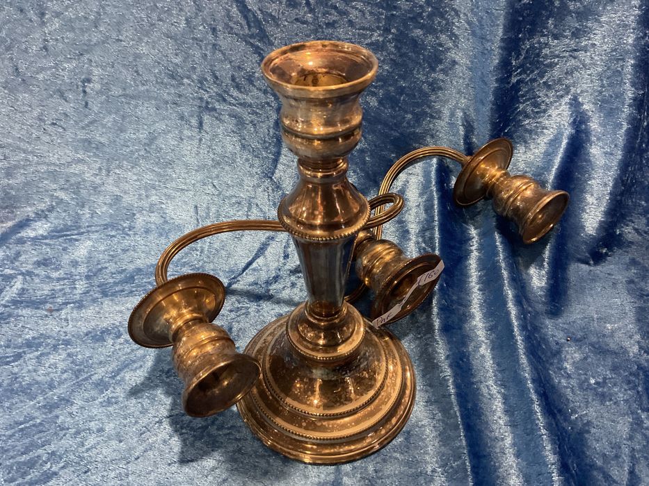 Par candelabro 3 lumes ,discrição abaixo 30 cm