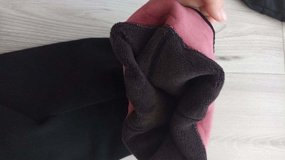 Штанці для дівчинки на хутрі, на вік 6-7 років