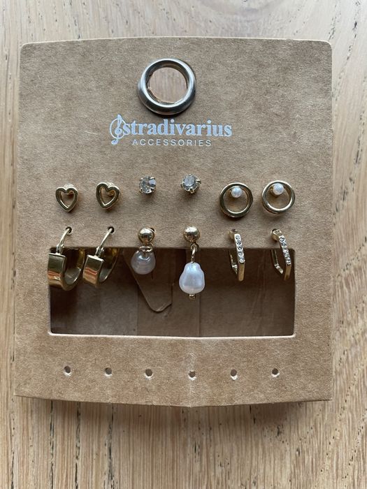 Kolczyki 6 par Stradivarius