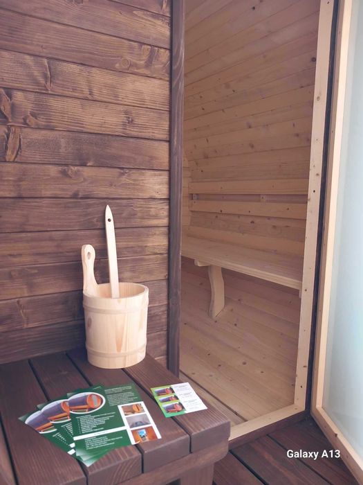 Sauna beczka 240cm