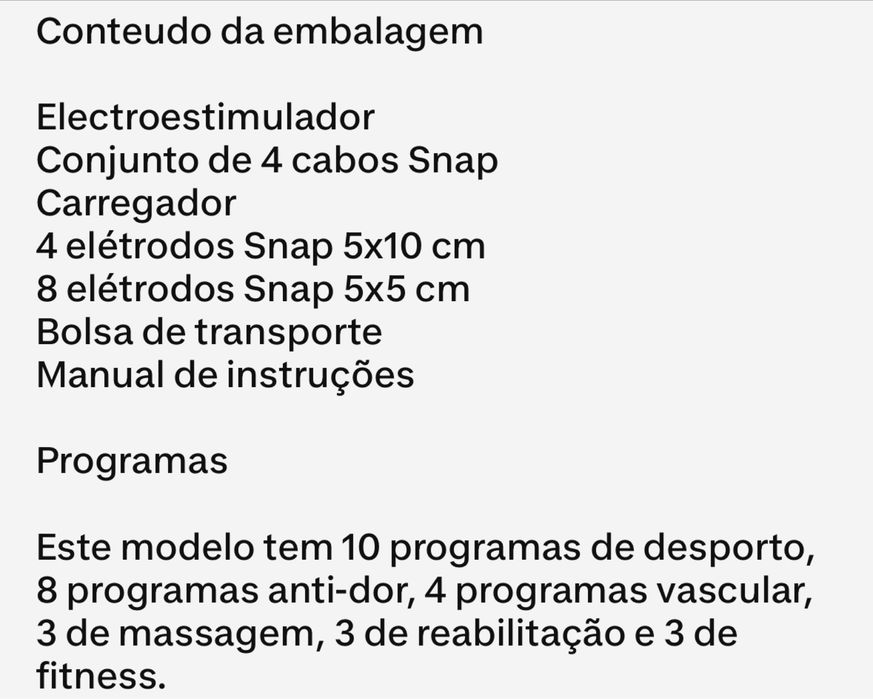 Electroestimulador Compex Sport Elite