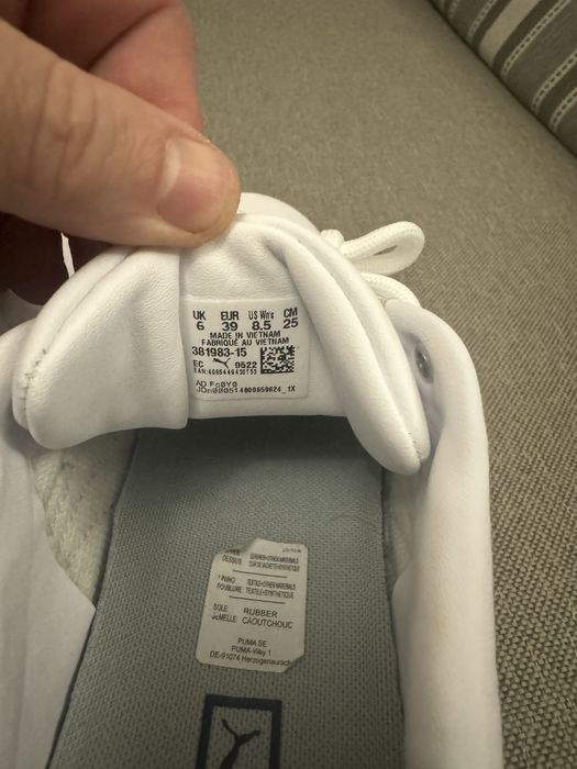 Puma • Женские кеды низкие Mayze Classic кожаные,р 39