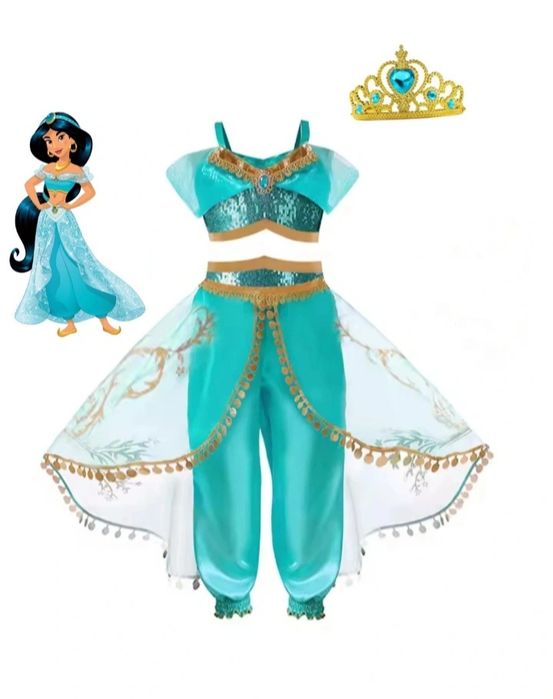 Карнавальний маскарадний костюм жасмін 5, 6, 7, 8 років