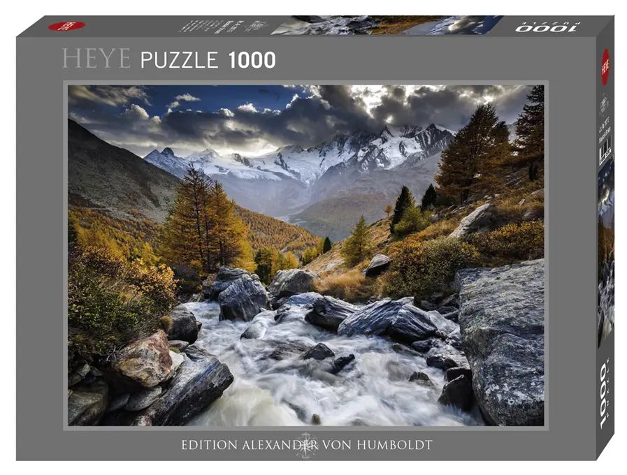 Puzzle 1000 elementów. Góry. Heye. Nowy Produkt