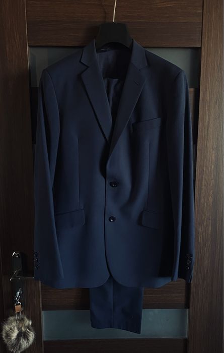 Garnitur męski  granatowy