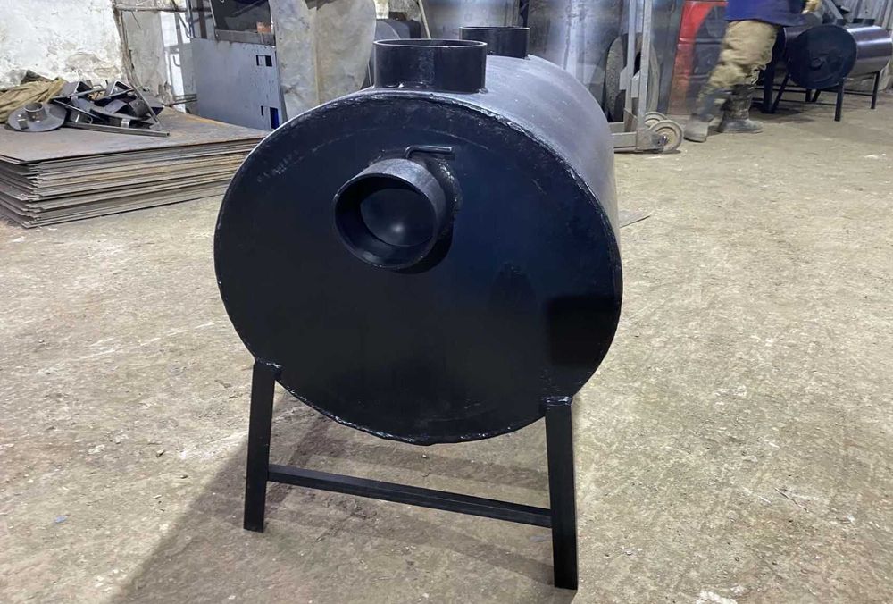 5 мм! 10,2 кВт! Обдув! Пічка Буржуйка Булерян EXTRA 82 - Булерьян