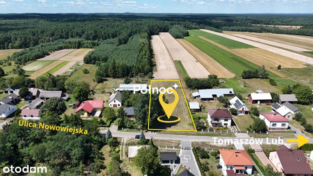 Działka budowlana z możliwością podziału