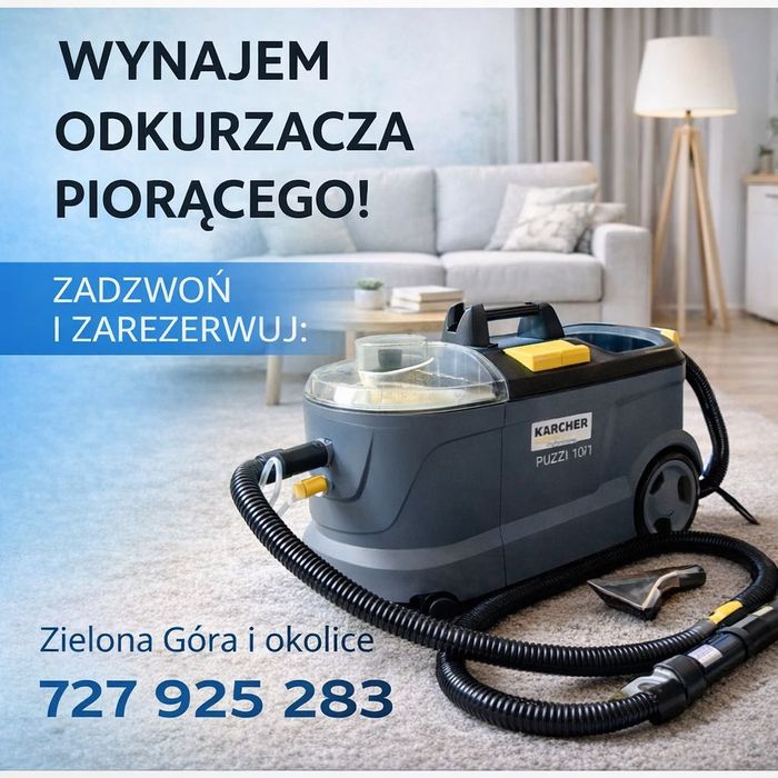 Wynajem odkurzacz piorący Kärcher Puzzi 10/1