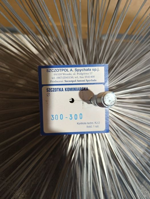 Szczotka kominiarska 300x300 kwadratowa