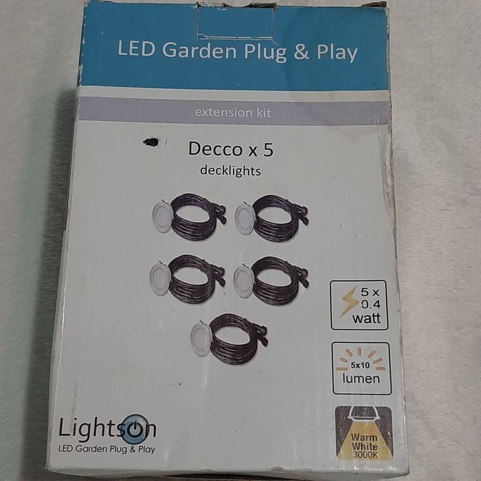 Lampki Led Garden, 5 szt