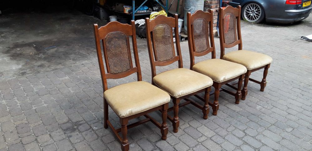 Krzesła holenderskie w bdb stanie lite drewno