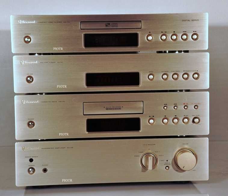 Wieża  Sherwood AX-7R, DS-7C , TX-7C, CD-7C.Piękny stan