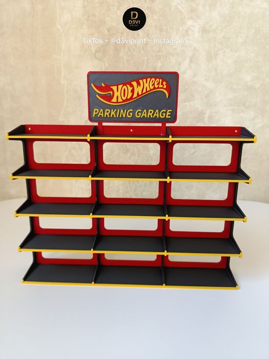 -10% ‼️Стенд-гараж для машинок 1:64 Hot Wheels, Matchbox та інших