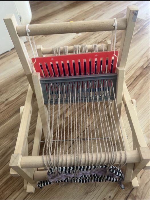 Tear sueco com 2 liços, para fazer peças com largura de 20cm