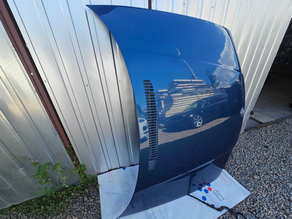 Maska przednia pokrywa silnika BMW E46 Compact Topasblau