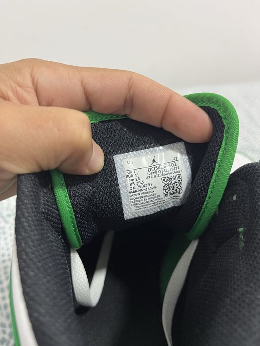 Air jordan 1 lucky green