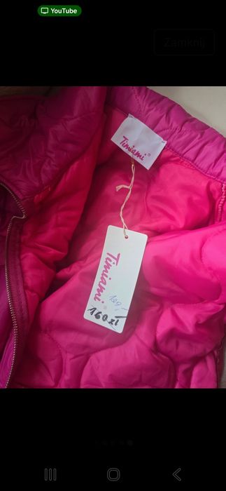 Kurtka fuksja nowa