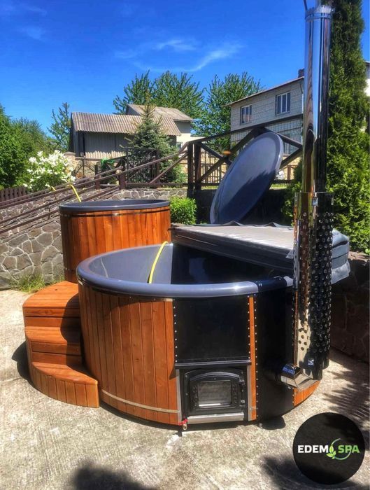 Чан на дровах! Виробник! Спа купель! Чан для купання! Джакузі! Офуро!