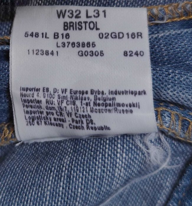 Spodnie Jeansy Wysoki Stan Szerokie Nogawki Lee |R. W32 L31