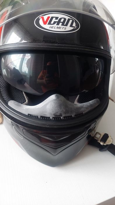 Kask motocyklowy Vcan