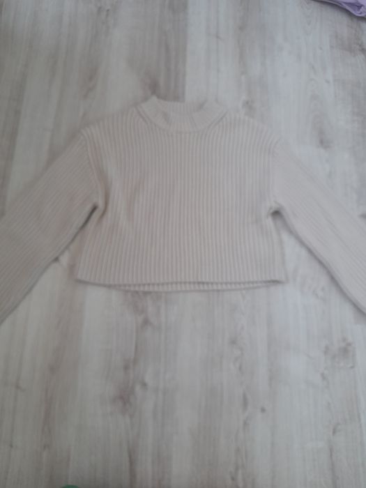 Ciepły modny swetr H&M r.S