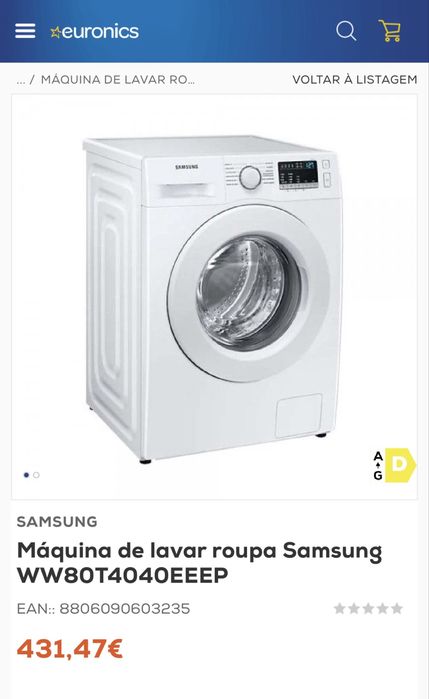 Maquina de Lavar Samsung
