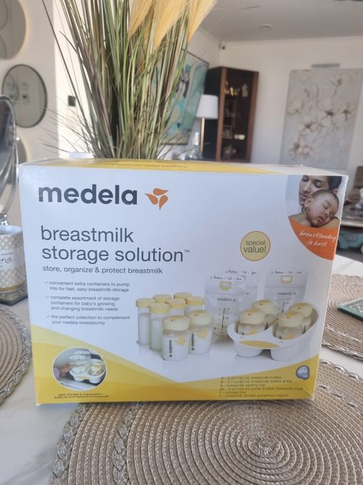 Zestaw Medela do przechowywania mleka – Breastmilk Storage Solution. Powiększony zestaw.
