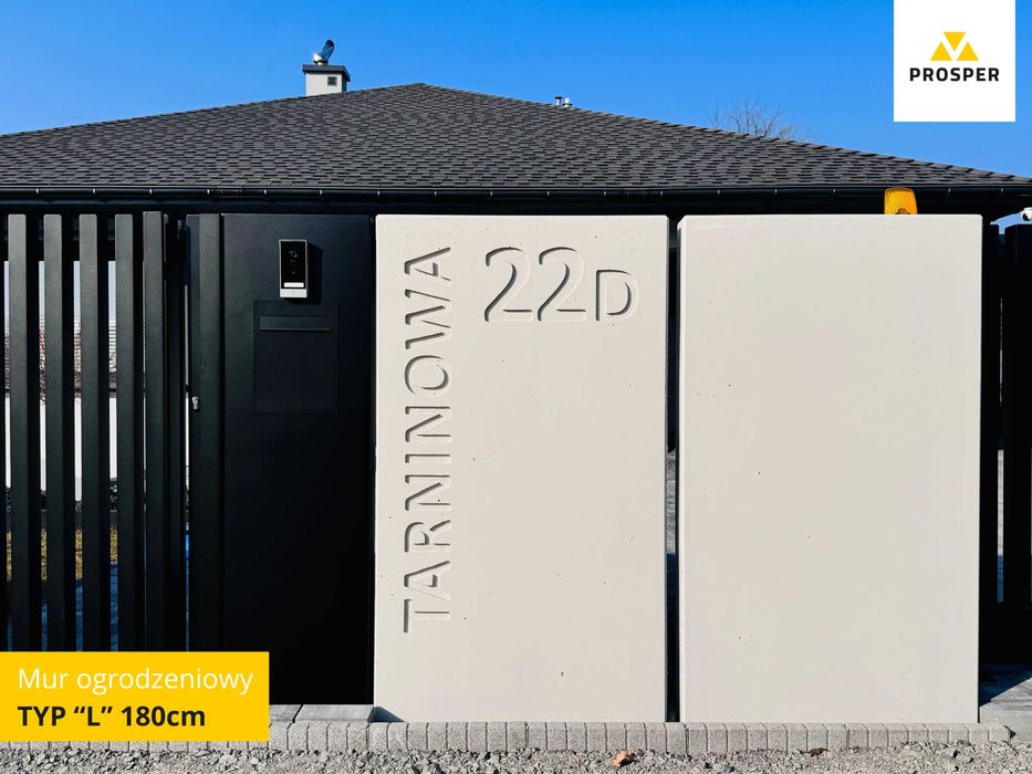 Mur ogrodzeniowy L 180cm x 100cm x 70cm mury HIT