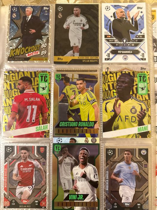 Картки Колекційні футбольні картки Topps Match Attax 24/25 + Panini + Альбом