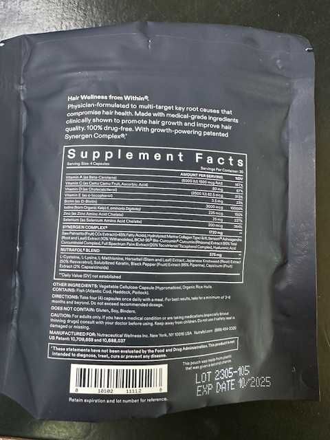 NUTRAFOL men 120 капсул