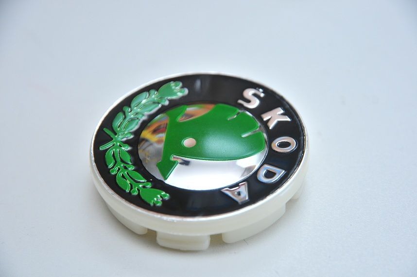 Колпачки Skoda 56mm Green ОЕМ: 6U0 601 151L,1ZD 601 151A, 6U0601151L