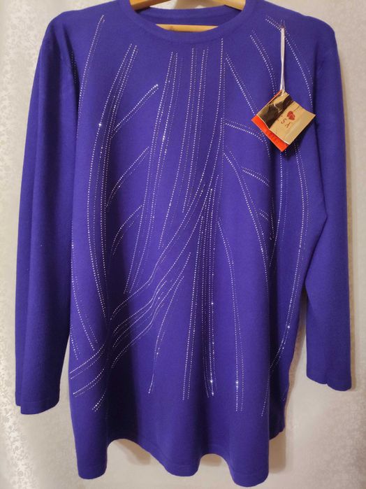 НОВАЯ нарядная женская КОФТА  большой размер  56-58-60