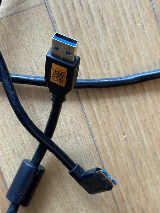 Kabel Tether Tools TetherPro USB 3.0 do Micro-B Right Angle 4,6. black