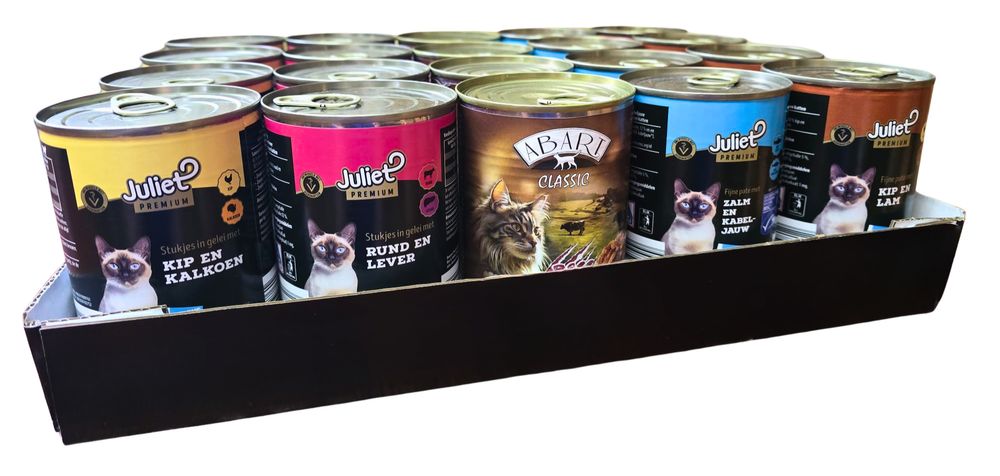 Mix puszek Abart Juliet dla kota  Premium 20*400g