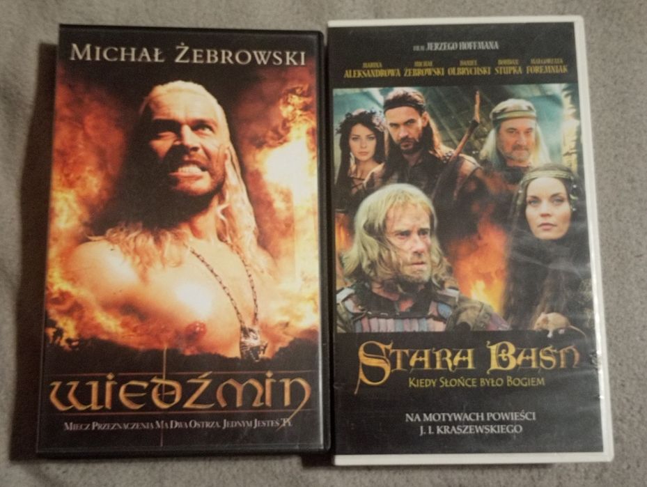 Wiedźmin oraz Stara Baśń kasety VHS