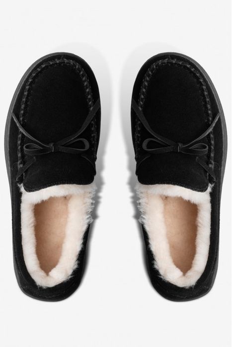 Жіночі замшеві зимові мокасини Fidelitti