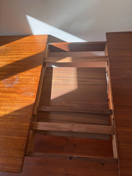 Mesa madeira maciça EXTENSÍVEL