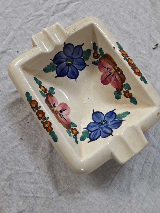 Ceramiczna popielniczka Włocławek PRL